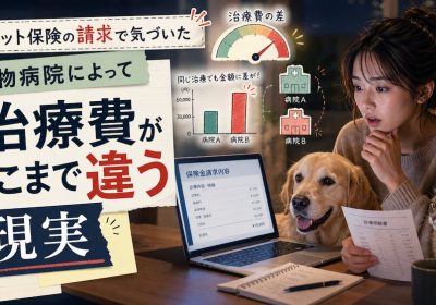 ペット保険の請求で気づいた、動物病院によって治療費がここまで違う現実